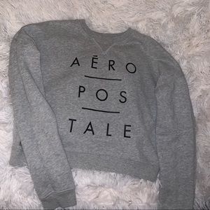 Cropped Grey Sweater